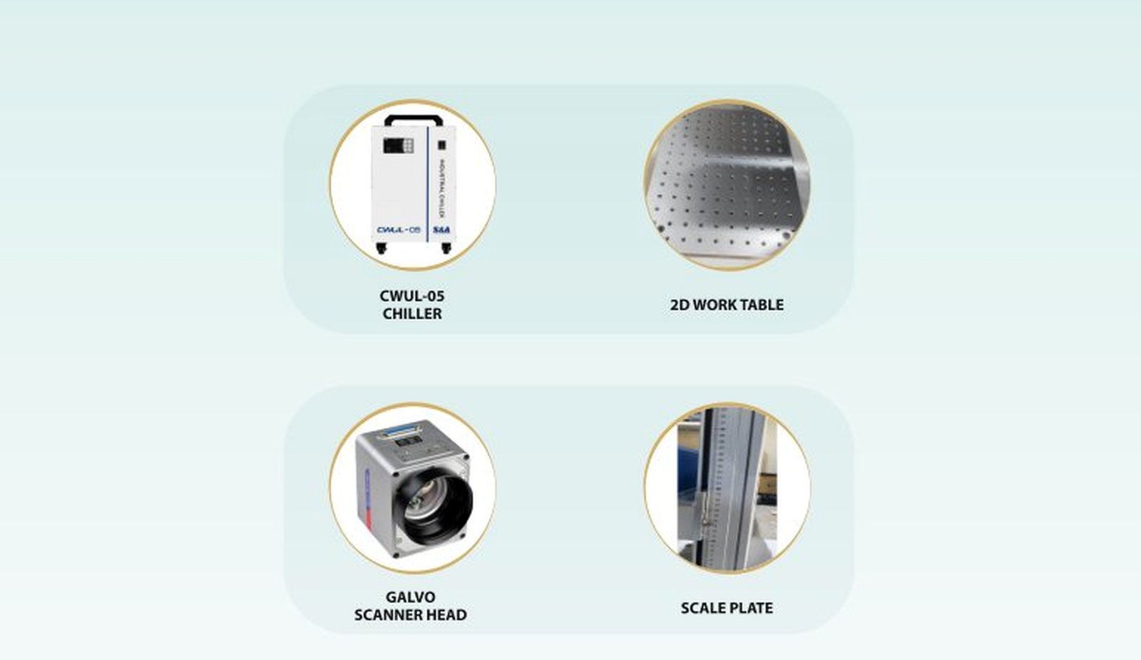 شرح ميزات 3D UV Fiber Laser Marking NAB-3D UV Marking 5W