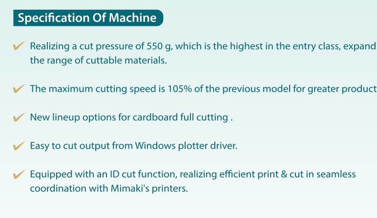 شرح ميزات Cutting Plotter Machine NAB-130AR