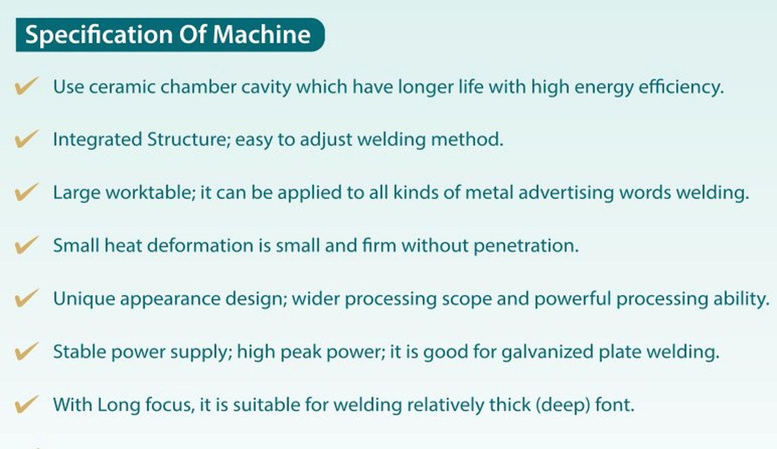 شرح ميزات Fiber Laser Welding NAB-300-P2