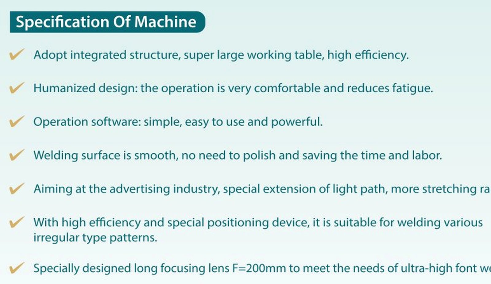شرح ميزات Fiber Laser Welding NAB-300-P3+