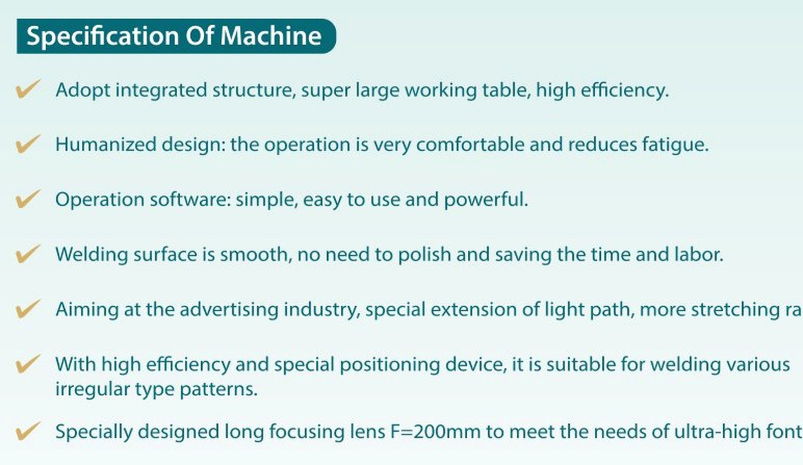 شرح ميزات Fiber Laser Welding NAB-500-P3+