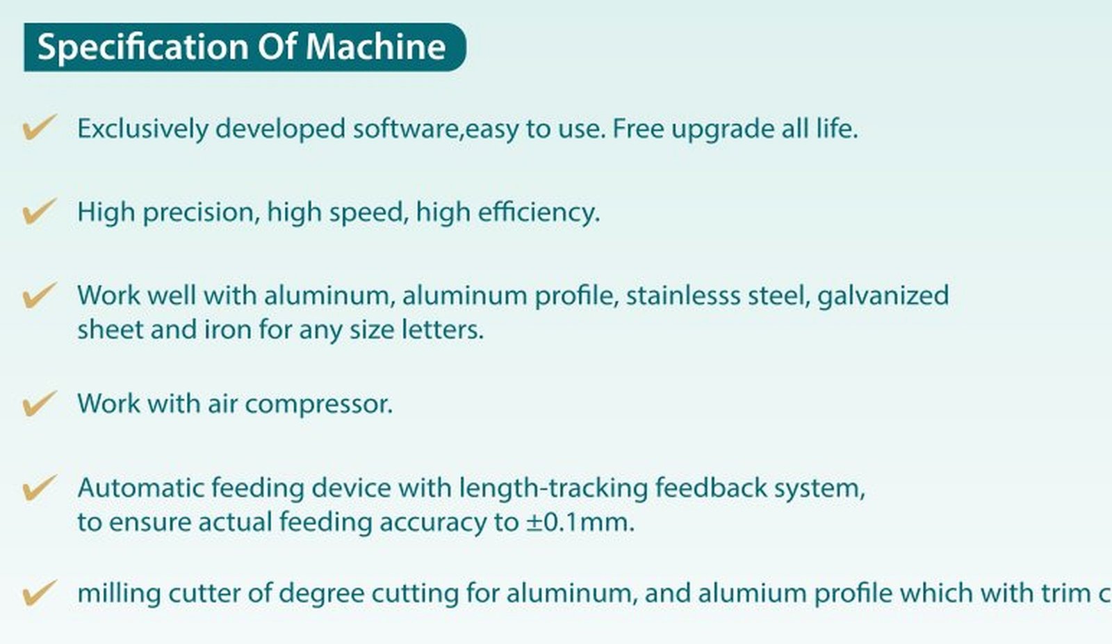 شرح ميزات Letter Bending Machine NAB-15UL