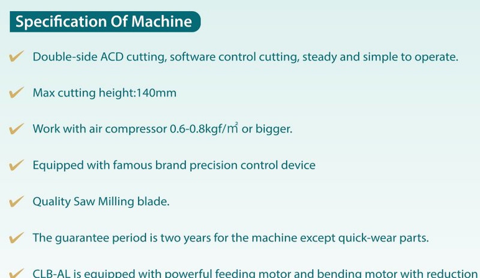 شرح ميزات Letter Bending Machine NAB-6L