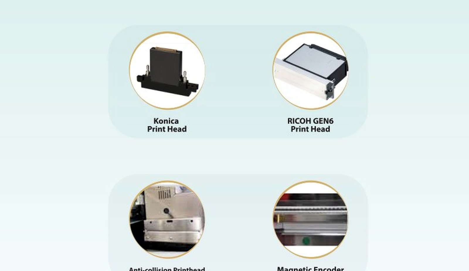 شرح ميزات UV Hybrid Printer NAB-5500 UVH